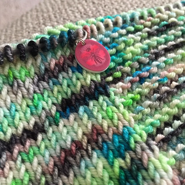 Barley hat in progress