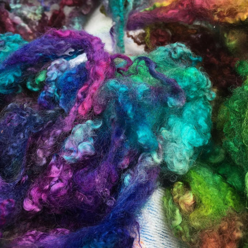 dyed locks from Clementine