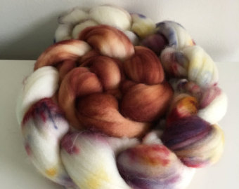 OOAK - 100% Superwash Merino spinning fiber top