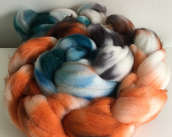 OOAK - 80/20 Superwash Merino Cashmere spinning fiber top